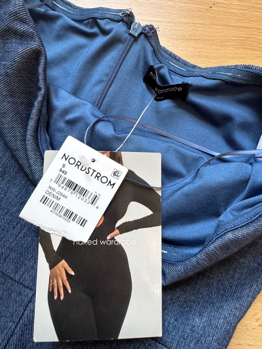 Naked Wardrobe Denim Jumpsuit Small - Picture 5 of 10